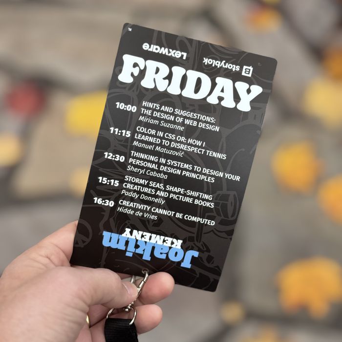 My attendee badge for Beyond Tellerand